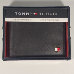 BILLETERA TOMMY HILFIGER RFID PROTECTION DARK BROWN 31HP220118