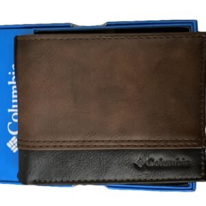 BILLETERA COLUMBIA SLIMFOLD BROWN/DARK 31CP220050