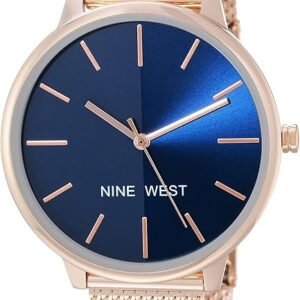 NINE WEST NW-1980G WOMEN'S MESH BRACELET WATCH