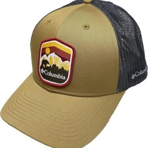 Gorra de malla  Columbia Dorado y Negro Ajustable