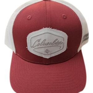 Gorra Columbia Crimson parche cosido Logo rojo/blanco Ajustable