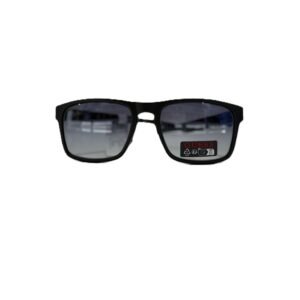 GUESS GF0190 02W – RECTANGULAR SUNGLASSES / MATTE BLACK / GRADIENT GRAY / 58MM