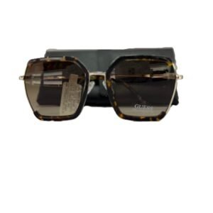 GUESS GF0418 52F – BUTTERFLY SUNGLASSES / DARK HAVANA / BROWN GRADIENT / 58MM + ESTUCHE GRATIS