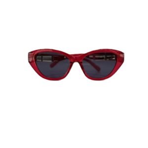 GUESS GO00020 66A – CAT-EYE SUNGLASSES / RED FRAME / SMOKE LENS / 54MM