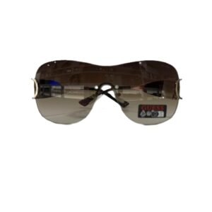 GUESS GO00038 32F – SHIELD SUNGLASSES / ROSE GOLD / GRADIENT BROWN / 136MM