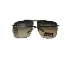 GUESS GO00052 06W – AVIATOR SUNGLASSES / SHINY BLACK / GRADIENT SMOKE / 64MM