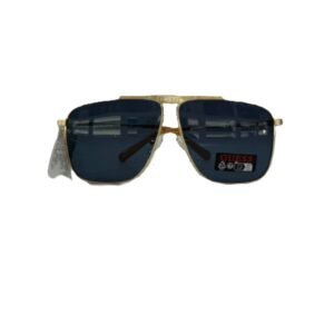 GUESS GO00052 32V – AVIATOR SUNGLASSES / GOLD FRAME / SMOKE LENS / 64MM