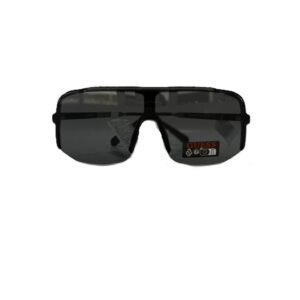 GUESS GO00054 01A – AVIATOR SUNGLASSES / SHINY BLACK / SMOKE LENS / 61MM