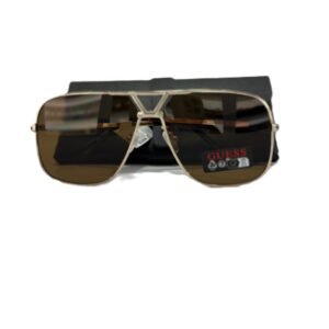 GUESS GO00066 32E – AVIATOR SUNGLASSES / GOLD FRAME / BROWN GRADIENT / 61MM + ESTUCHE GRATIS