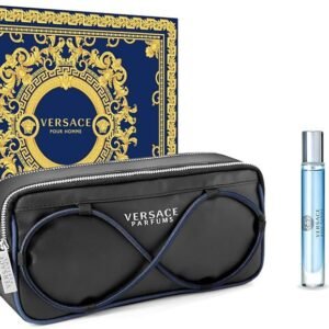 SET VERSACE POUR HOMME AZUL + BOLSO