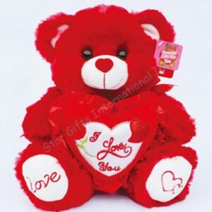 OSO DE PELUCHE 10" ROJO I LOVE YOU VB0910RE-I