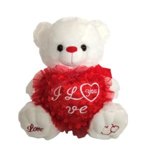 OSO DE PELUCHE 21" BLANCO