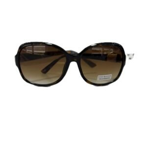 TOMMY HILFIGER WILLA OVERSIZE OVAL SUNGLASSES BROWN TORTOISE FRAME BRIWN GRADIENT LENS WILLA WP OL577