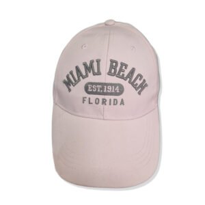 Gorra Miami Beach Florida Rosa  NE Ajustable