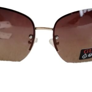 GUESS GO00034 32E – WRAP-AROUND SUNGLASSES / GOLD FRAME / BROWN GRADIENT / 65MM