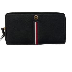 TOMMY HILFIGER ZIP AROUND BLACK