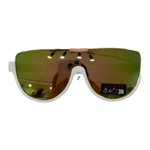 GUESS GO00033 21B – GAFAS DE SOL ESTILO AVIADOR CON MONTURA DORADA Y DETALLES BLANCOS