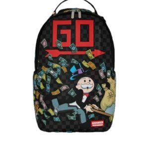 MOCHILA SPRAYGROUND MONOPOLIO NEGRA