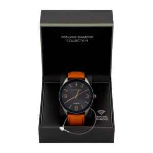 RELOJ VAN HEUSEN MANILLA DE CUERO