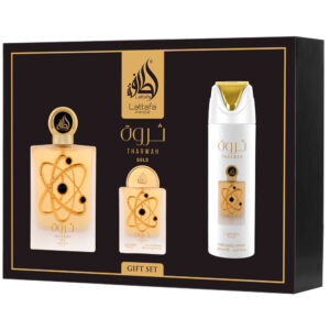 SET LATTAFA PRIDE THARWAH GOLD