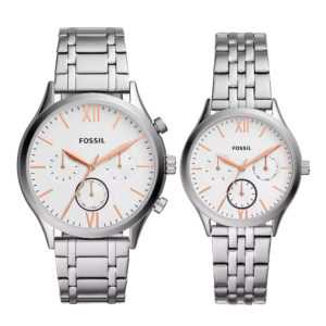 Set relojes Fossil His & Her